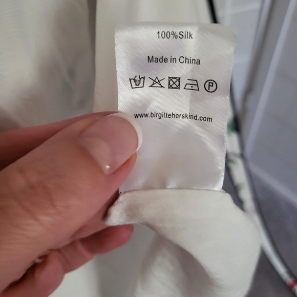 Birgitte Herskind silk floral wrap dress S - Picture 11 of 11